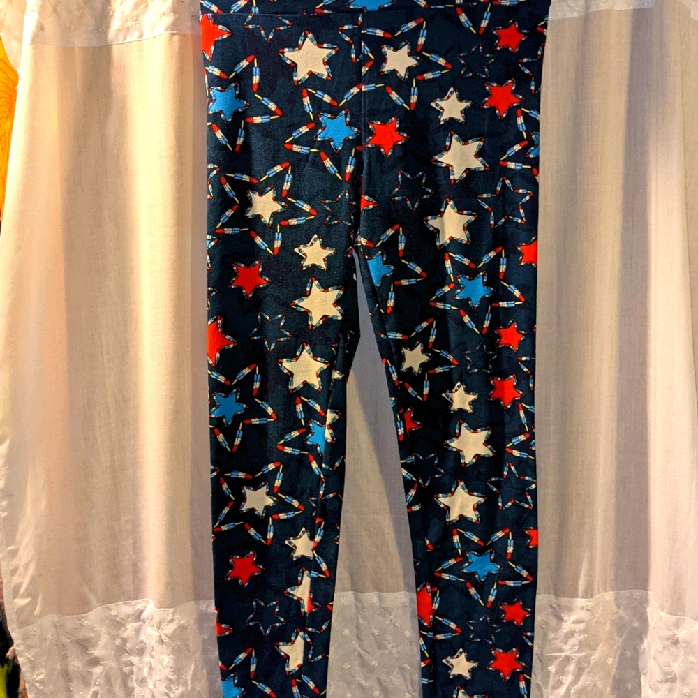 Fireworks and stars OS LEGGINGS